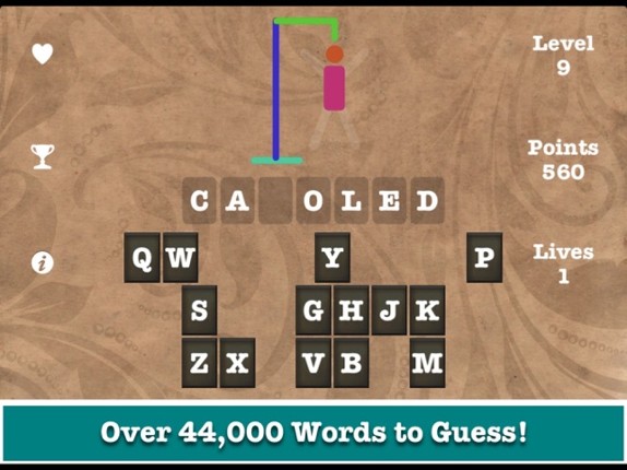 Stress Free Hangman 44k screenshot