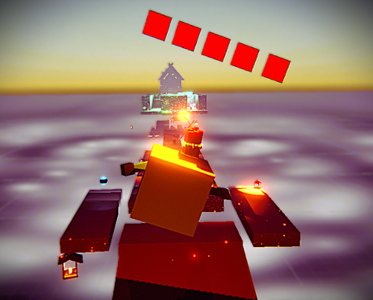 Glowing Pixels Image