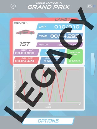 APP RACE CONTROL (LEGACY) screenshot