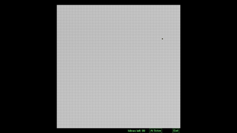 Minesweeper AI screenshot