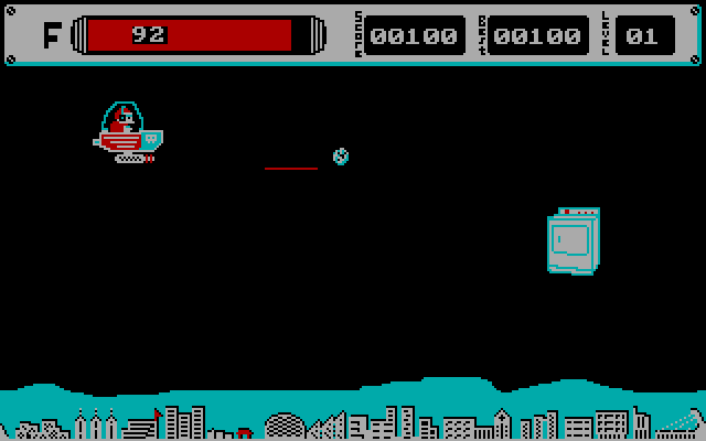 Games like Orbit Salvager (CGA graphics)