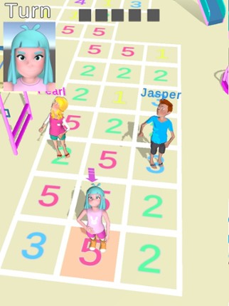 Hopscotch Race screenshot