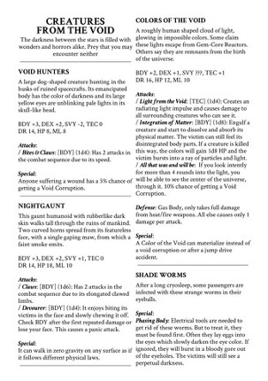 Into the Void - A Death in Space Supplement Collection Image