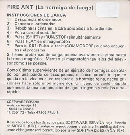 La hormiga de fuego screenshot