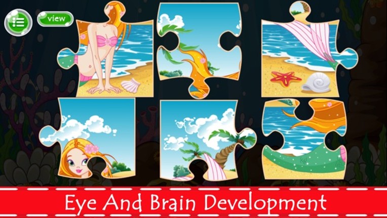 Mermaid Princess Jigsaw Puzzles Games For Kids Image
