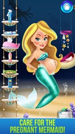 Mermaid's New Baby - Family Spa Story & Kids Games Image