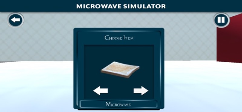 Microwave Simulator 3D Timer screenshot
