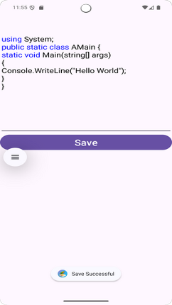 Notepad # screenshot