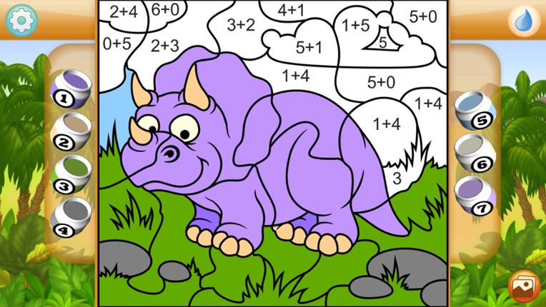 Paint by Numbers - Dinosaurs screenshot