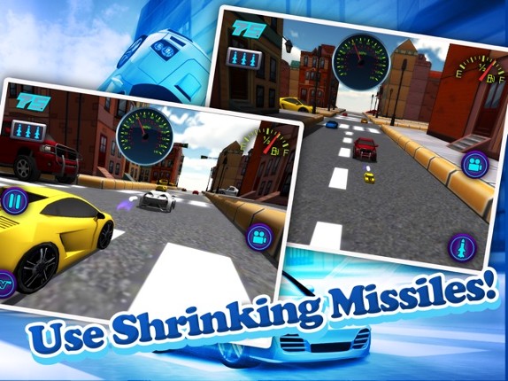 Cartoon Car 3D Real Extreme Traffic Racing Rivals Simulator Game screenshot