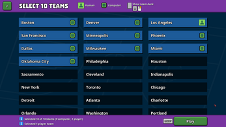 Clutchtime: Basketball Deckbuilder screenshot