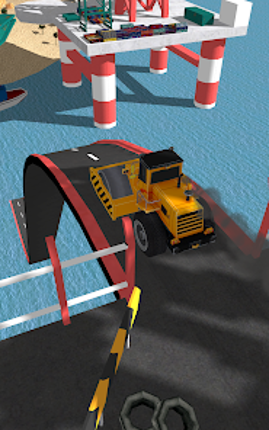 Stunt Truck Jumping Image