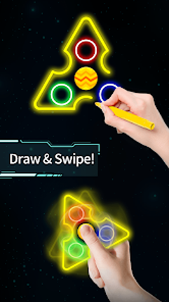 Draw Finger Spinner screenshot