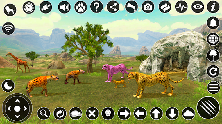 Wild Cheetah Simulator 3d Image
