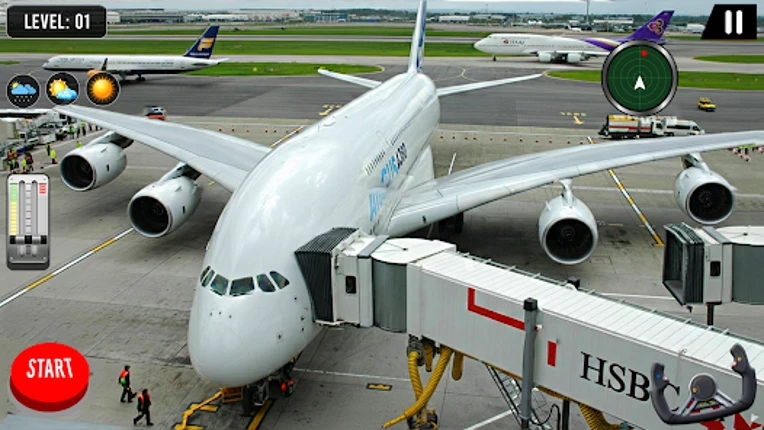 City Airplane Flight Simulator Image