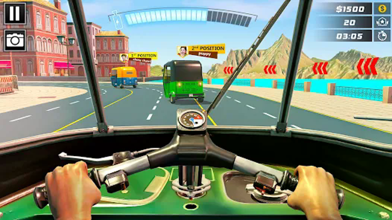 Tuk Tuk Car Racing screenshot