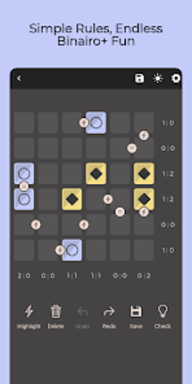 Tango: Daily Binary Puzzle screenshot
