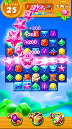 Jewels Track - Match 3 Puzzle screenshot