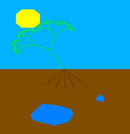 Plant Growth Simulation Image