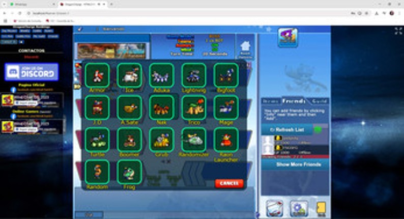 GunBound/Dragonbound Complete Game Server Source Code (Node.js) HTML5 screenshot