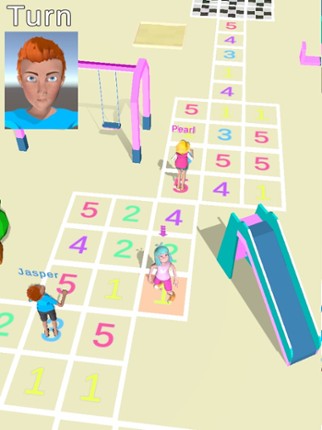 Hopscotch Race screenshot
