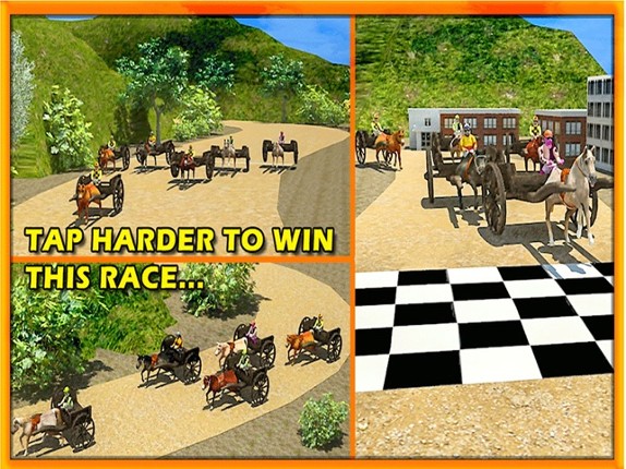 Horse Cart Derby Champions 2016- Free Wild Horses Racing Show in Marvel Equestrian Township Adventure screenshot