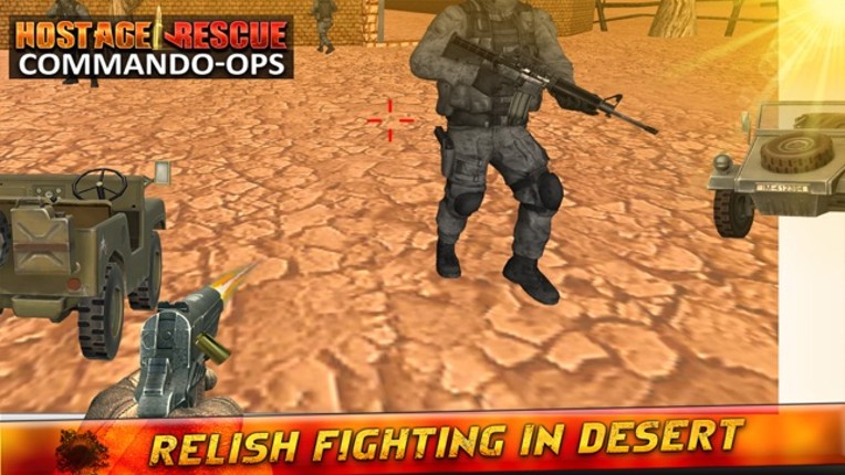 Hostage Rescue Commando Ops : Shootout kidnappers to free the hostages held screenshot
