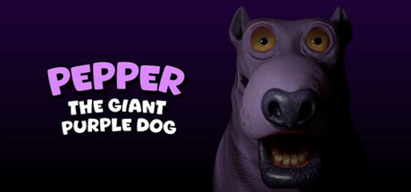 Pepper the Giant Purple Dog Image