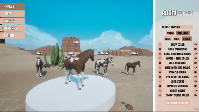 ROAM: Wild Horse Simulator screenshot