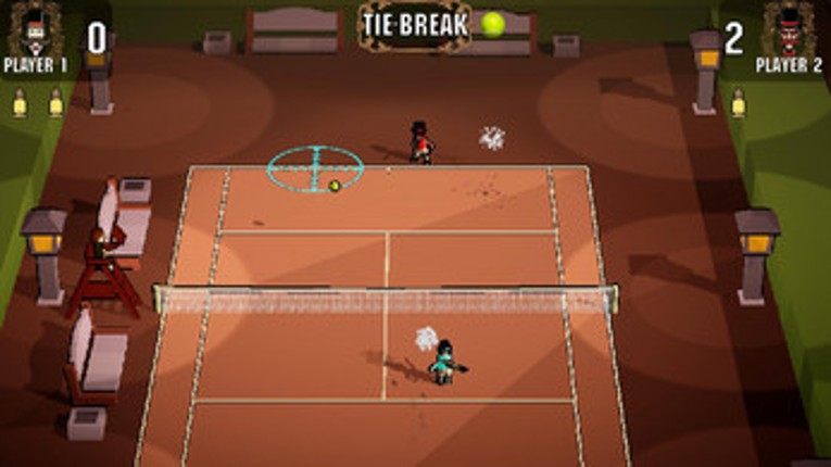 Tennis at Dawn Image