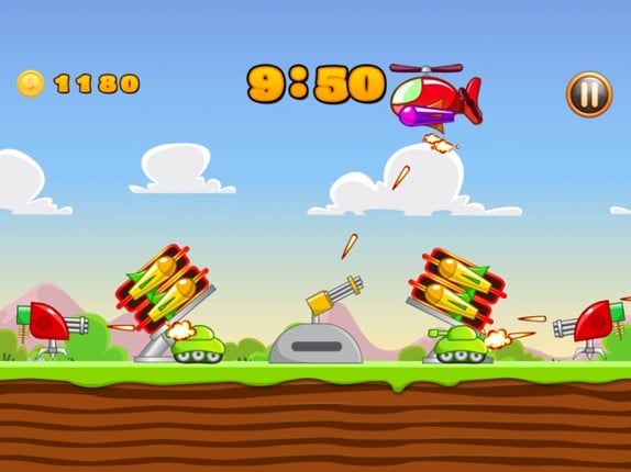 War Bomber Shoot Planes and Tanks Protect World screenshot