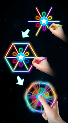 Draw Finger Spinner screenshot