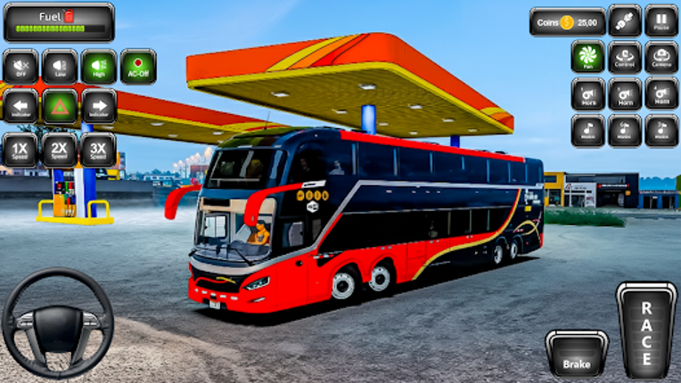 US Passenger Bus Coach Driver Image