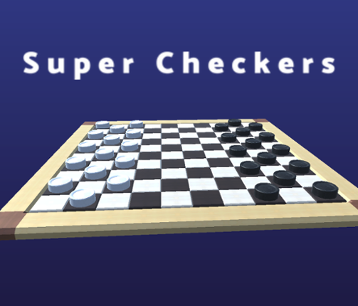 Super Checkers Game Cover