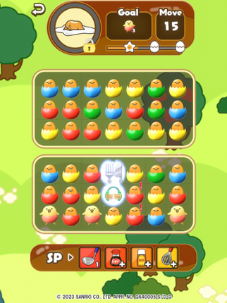 Gudetama Tap! Puzzle screenshot
