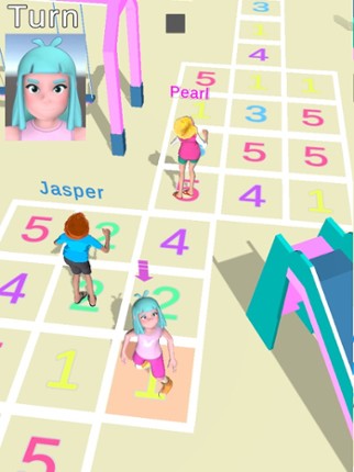 Hopscotch Race screenshot