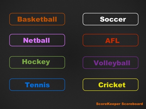 ScoreKeeper ScoreBoard Image