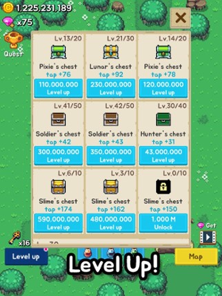 Tap Chest - clicker idle game screenshot