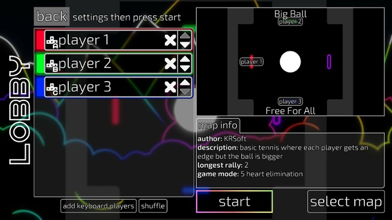 Tilted Tennis screenshot