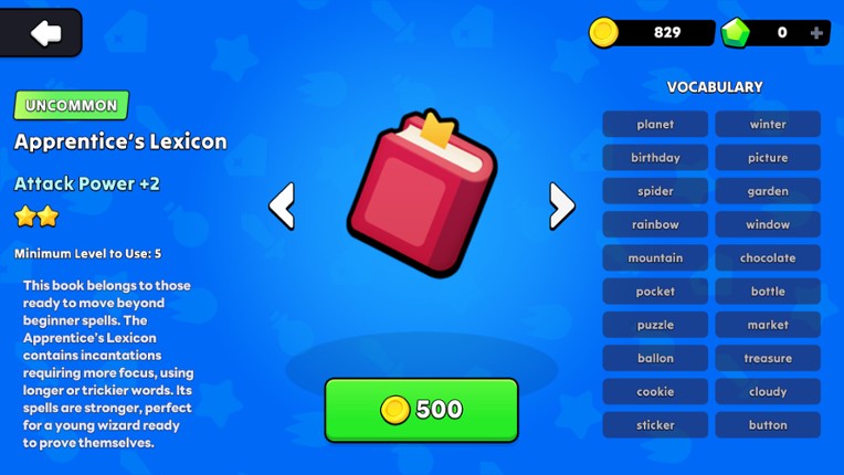 Wordcaster screenshot