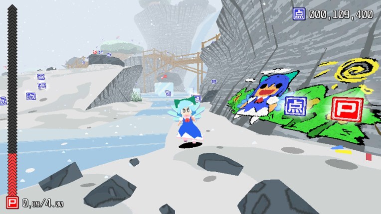 Cirno! Lifts a Boulder screenshot
