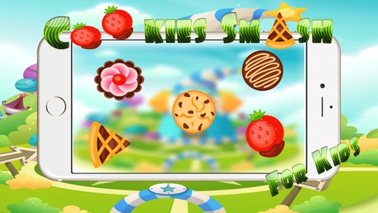 Cookies Smash Match 3 Puzzle Games - Magic board relaxing game learning for kids 5 year old free screenshot