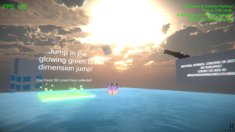 Cosmic Parkour: Infinite Journey screenshot