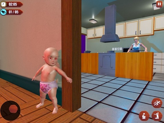 Evil Baby In Scary Granny Life screenshot