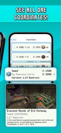 Find Diamonds! Minecraft Ores screenshot