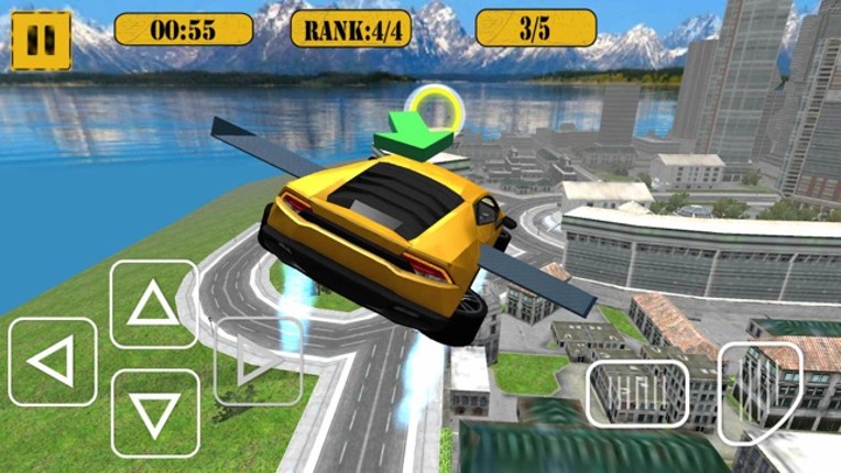 Flying Car : Grand Crime Flying Car Race In Russian City Image