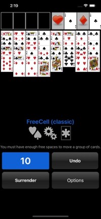 FreeCell & Eight Off screenshot