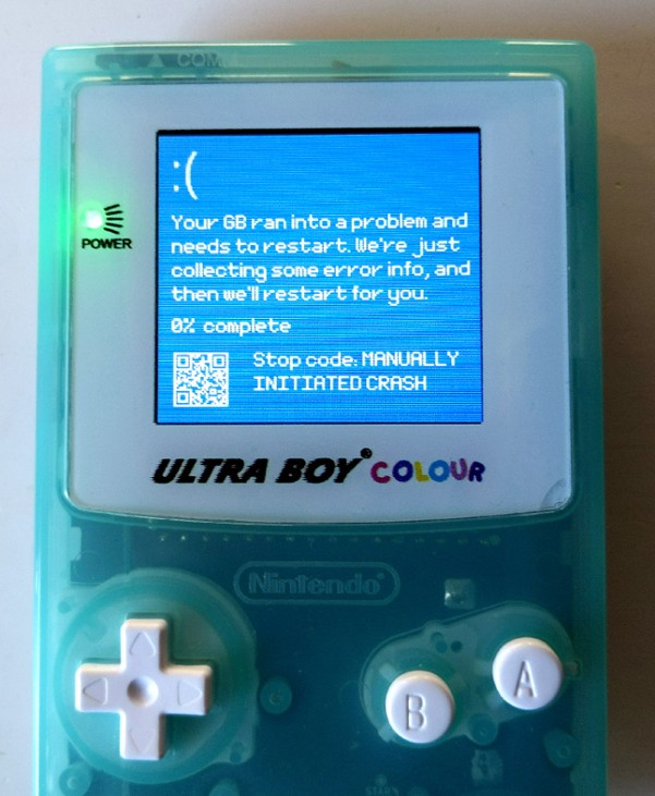 Games like Game Boy Blue Screen of Death (BSOD)