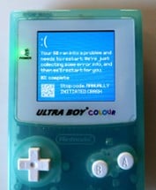 Game Boy Blue Screen of Death (BSOD) Image