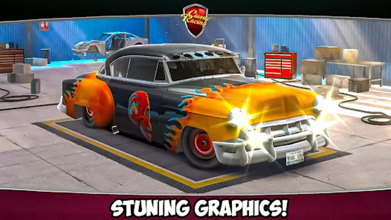 Classic Drag Racing Car Game Image